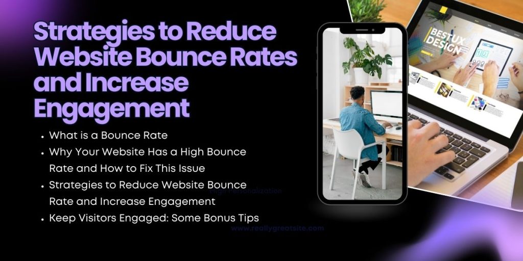 strategies to reduce website d=bounce rates and increase engagement